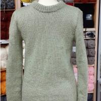 Pull homme mérinos lichen